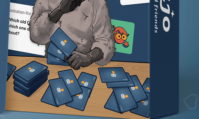 AskFujo box close-up with character illustration